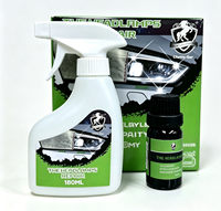 Rénovateur professionnel pour phares : Polissage, protection UV, élimination de l'oxydation, revêtement liquide chimique pour lentilles transparentes