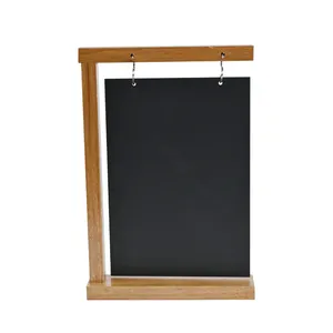 APEX Hanging Price Sign Holder Display Restaurant Wood Acrylic Menu Holder