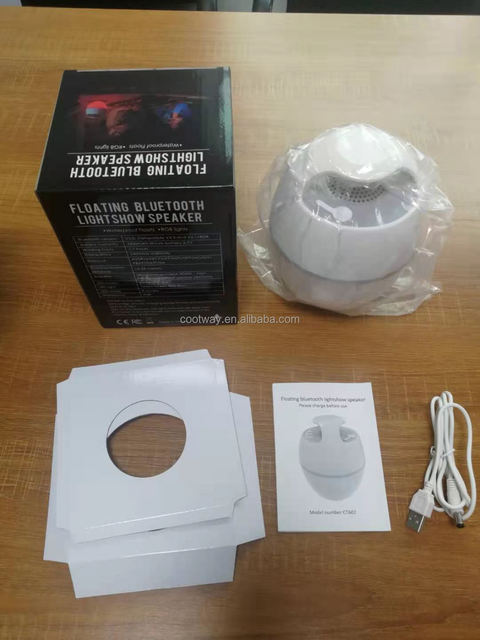 2024 Newest Factory Direct Sale Portable Wireless Underwater Speakers with Flame Floating Light Show Pool IP68 Speaker
