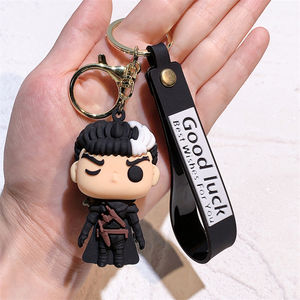 Anime periférico <span class=keywords><strong>serie</strong></span> <span class=keywords><strong>Berserk</strong></span> llavero de goma Guts Griffith negro espadachín dibujos animados llaveros de silicona - Product Image 6