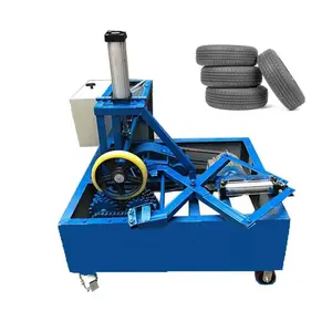 High Output Profession Old Tire Circle Cutting Recycling Machine/waste Tire Tread Sidewall Cutter Processing Equipment