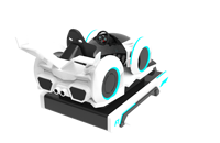 Voiture de course de vitesse de réalité virtuelle de HEROVR VR conduisant des machines de cockpit dans le centre commercial
