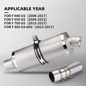 Silp Nouveau silencieux de bielle intégré pour moto F650 <span class=keywords><strong>GS</strong></span> (2008-2012) et <span class=keywords><strong>F700</strong></span> <span class=keywords><strong>GS</strong></span> F800 <span class=keywords><strong>GS</strong></span> ADV (2013-2017) - Product Image 6