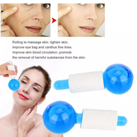 Rouleau de refroidissement en acier incassable Cryo Sticks Massage Glace Globes Visage/Soins du visage Rouleau de jade pour les soins du corps des yeux