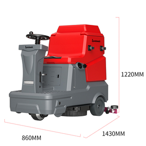 120L Water Floor Washing Machine Industrial Heavy Duty Street Road Cleaner Tile Floor Scrubber Tile Floor Scrubber - Product Image 6