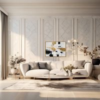 Vente en gros de tableaux d'art abstrait faits à la main pour décoration de salon peinture à l'huile tableaux d'art mural toile peinte à la main pour hôtel
