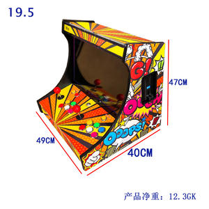 Mini borne d'arcade de table, console de jeu rétro à monnayeur avec joystick, équipement de jeu vidéo pour <span class=keywords><strong>la</strong></span> maison, les bars et les magasins - Product Image 3