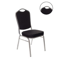 Chaises empilables modernes en métal de banquet pour l'hôtel pour la salle à manger et les événements de mariage