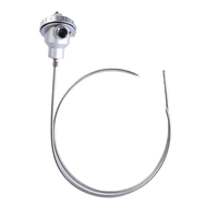 Sonde de température blindée WRNK-191 de type K à vente chaude, thermocouple PT100 avec résistance thermique pour capteur de température