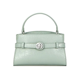 Bolsos de mujer de cuero vegetal de alta calidad al por mayor, diseño de cierre de lujo pequeño, logotipo, color y tamaño personalizables. - Product Image 1