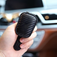 Support de lunettes de voiture de luxe en similicuir PU, pince à lunettes de soleil, rangement pour lunettes, organisateur d'accessoires pour lunettes, portable, logo personnalisé