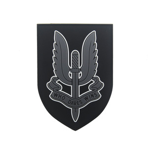 British Rainbow No.6 Borduurwerk Morele Badge Sas Die Pvc Tactische Badge Durft Te Winnen Met Haak En Lus Sluiting - Product Image 2