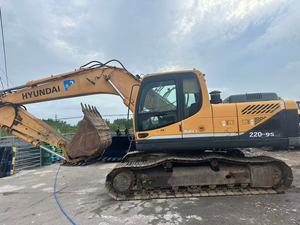 Excavadora Hyundai usada 220-9 2022 Modelo Bomba de engranajes de motor Marca de Corea Excelente estado Horas bajas 52000kg Peso operativo - Product Image 4