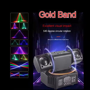 36W 2 Arm Moving Head Beam Light RGBW Remote Control Dimming <strong>DMX512</strong> Laser Moving Head Stage Light - Product Image 5