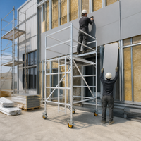 Échafaudage de maçonnerie premium à cadre traversant en acier galvanisé, prix de vente directe usine