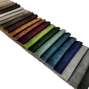 Estampa de tecido de veludo, tecido têxtil 100% poliéster tissu para sofá, tecido, costas de lã