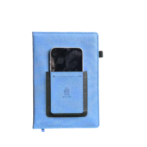 Cuaderno de bolsillo móvil personalizado, juegos de regalos corporativos 2 3 4 en 1, promoción de oficina, agenda de papelería de cuero PU reciclado ecológico - Product Image 1