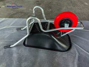 निर्माता उद्यान उपकरण wb6414 हाथ बैरो कार्ट फार्म व्हीलबारो और यूरोपे बाजार के लिए प्लास्टिक टब के साथ - Product Image 4