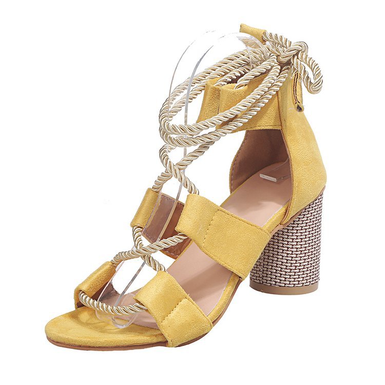 Модные сексуальные женские туфли на высоком каблуке, босоножки на шнуровке с открытым носком для женщин и дам