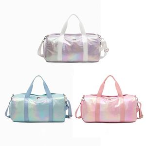 New Gradient Color Travel <b>Bag</b> <b>Women</b> Europe Style Waterproof Folding Luggage <b>Bag</b> Shoulder Strap <b>Gym</b> <b>Bag</b> - Product Image 2