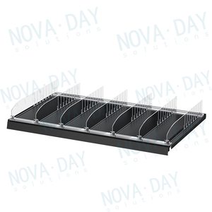 Tủ quần áo chia nhựa Kệ bán lẻ trượt mat <span class=keywords><strong>Modular</strong></span> ngăn trọng lực thức ăn thiết kế nhựa Kệ ngăn - Product Image 5