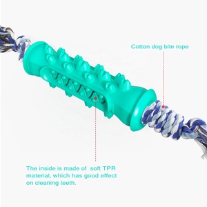 Hot Sale Hund Baumwolle Seil Kau spielzeug Langlebige Doggy Interactive Bite Training Produkte Zähne Reinigungs werkzeug für Hund - Product Image 2