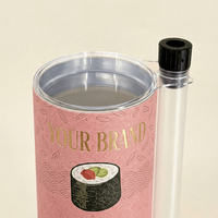 Emballage Personnalisé pour Sushi Push Pop – Tube Écologique Créatif pour Traiteur et Fêtes – Boîte Mains Libres