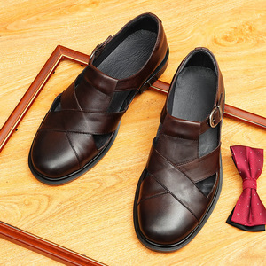 Zapatos de cuero genuino de diseño clásico de lujo personalizados para hombre, informales, formales y de negocios. - Product Image 6