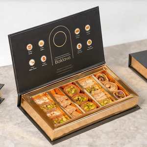 Boîte à Baklava Personnalisée Imprimée, Emballage Alimentaire de Qualité pour Pâtisseries, Idéale pour les Desserts du Moyen-Orient - Product Image 5