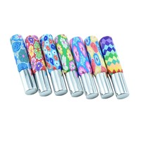 Bouteille de parfum en verre de poterie douce carrée de 10ml avec bouchon à vis bouteilles vides en vrac pour parfum et diffuseur faux cils