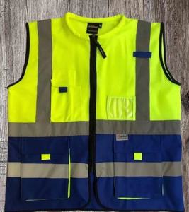 Abbigliamento di sicurezza riflettente giubbotto riflettente giacca da costruzione striscia ad alta visibilità gilet di sicurezza per la sicurezza sul <span class=keywords><strong>lavoro</strong></span> ad alta visibilità - Product Image 2