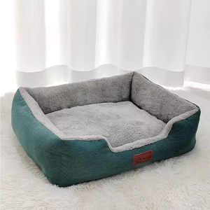 Cama para Perro Personalizada al por Mayor, Impermeable, de Forma Cuadrada, Cómoda, de Pana, Transpirable, Desmontable y Lavable - Product Image 4