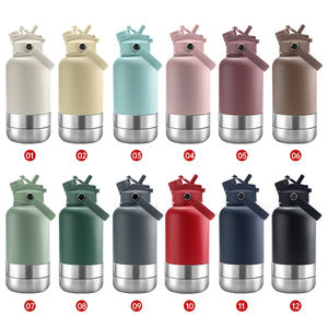 Botella Aislada 3 en 1 de 32 oz con Tapa Doble y Dos Tazones Desmontables para Comida y Agua, Comedero Portátil de Acero Inoxidable para Mascotas - Product Image 4