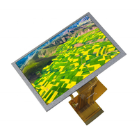 Écran tactile lcd pour gps, avec panneau tactile résistif, 800 pouces, résolution 480x5.0, original
