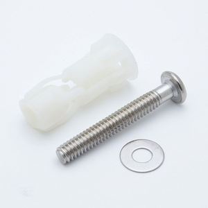 Juego de accesorios de tornillos de expansión de nailon transfronterizos para tapa de inodoro, parte superior de la cubierta del asiento - Product Image 4