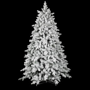 Fabricante Atacado Personalizado Luxo Artificial Neve Xmas Árvore De Natal Com Suporte De Metal - Product Image 1
