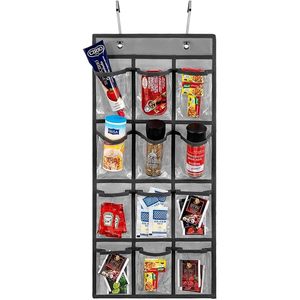Clothing Organizer 11 Pockets PVC Rectangular Hanging Closet <b>Storage</b> <b>For</b> Cell Phones Calculators Jewelry Underwear Socks - Product Image 4