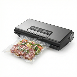 Scelleuse <span class=keywords><strong>sous</strong></span> <span class=keywords><strong>vide</strong></span> automatique en acier inoxydable avec coupe-sac intégré et rangement pour sacs, pour usage domestique et en camping-car - Comparaison des performances des modèles les mieux notés - Product Image 1