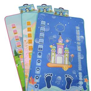 SAJADAH SZ12 Alfombra de Oración Musulmana Moderna, Inspirada en una Mezquita, Diseño Divertido, Hecha a Máquina, Antideslizante, Lavable, de Poliéster, Personalizable, para Viajes - Product Image 1