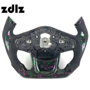 Volante de fibra de carbono forjado personalizado para <span class=keywords><strong>Toyota</strong></span> <span class=keywords><strong>Supra</strong></span> GR A90 A91 <span class=keywords><strong>MK5</strong></span> accesorios de <span class=keywords><strong>Interior</strong></span> de coche - Product Image 2