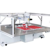 Richpeace Machine à coudre à tête rotative automatique à double aiguille à distance réglable pour le rembourrage automobile haut de gamme