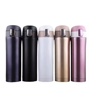 Gobelet isotherme pop-up en acier inoxydable 304, portable pour hommes et femmes, idéal pour la voiture, isolation thermique 12-24 heures, gravure laser - Product Image 1