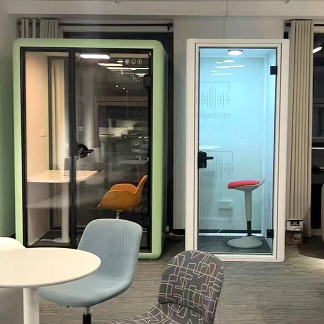 Removable Office Phone Soundproof Portable Vocal Phone Pods Acoustic Booth Voice Recording Soundproof Booth