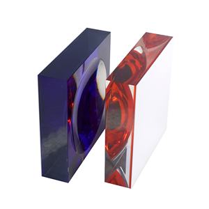 Tazón de Acrílico Rojo para Dulces, Diseño de Mesa, Plástico Perspex de Grado Alimenticio - Product Image 2