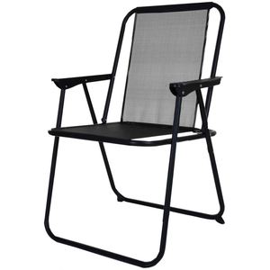 <b>Garden</b> <b>Chairs</b> Outdoor Patio Fabric Seating Relaxer <b>Metal</b> Frame Portable <b>Folding</b> Lightweight Travel Beach Strong Durable - Product Image 2