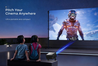 Projecteur vidéo LED H6P Pro 3D pour films, chambre, entreprise, Android intelligent, nouveau, USB, Wifi, téléphone, clé TV, cinéma maison