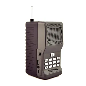 FP-508-S 휴대용 오래된 Fm 태양 핸즈프리 전화 무선 BT 스피커 저렴한 Fm 라디오 태양 전지 패널