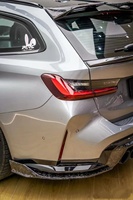 Pour BMW G81 M3 Touring Kit de carrosserie en Fiber de carbone sèche M3 Touring AE Diffuseur de lèvre avant en Fiber de carbone Spoiler Jupe latérale Capot