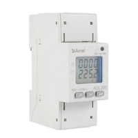 Medidor de Energía Monofásico ADL200 para Riel DIN con RS485 Modbus-RTU, Pantalla LCD, Clase 0.5 de Precisión, Entrada Directa Máxima de 80A