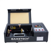 Machine de gravure laser CO2 de bureau 3020, découpeuse et graveuse de table avec refroidissement par eau pour bois, acrylique, cuir, plastique